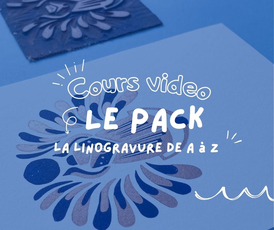 pack video cours linogravure